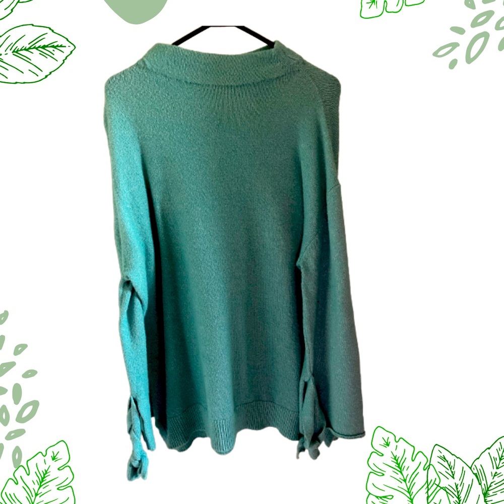 BNWOT - Cozy Teal Sweater. 1x